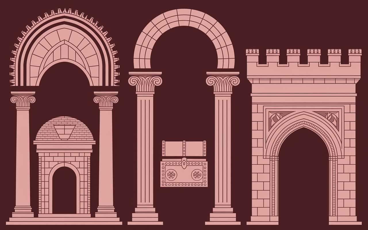 Elements architecturaux et secrets du chateau de Bayon