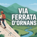via ferrata ornans personne équipee panorama vallée
