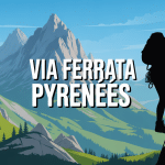 grimpeur via ferrata pyrénées sommet