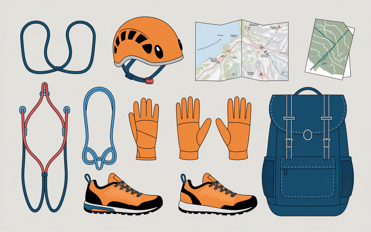 Equipements Via ferrata Saint Paul de Fenouillet sécurité