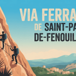 Via ferrata Saint Paul de Fenouillet grimpeurs falaise