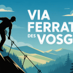 grimpeur via ferrata vosges montagne panorama