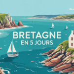Paysage côtier Bretagne visiter la Bretagne en 5 jours