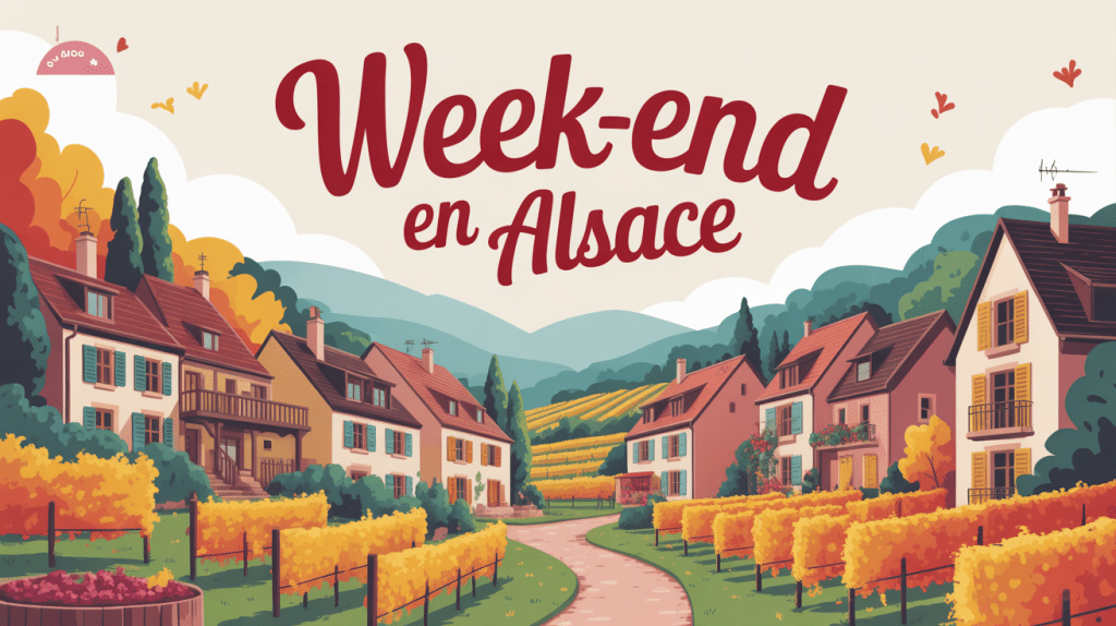 Maisons à colombages et vignobles pour un week end en Alsace