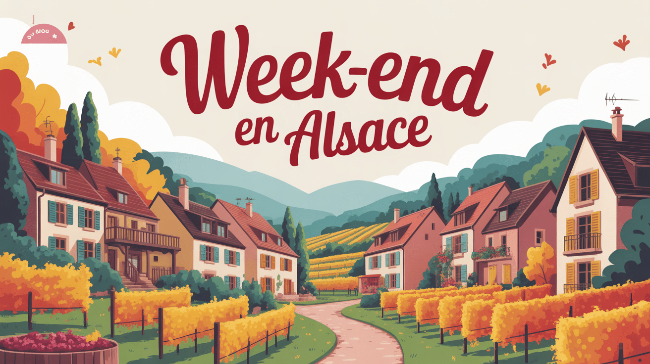 Maisons à colombages et vignobles pour un week end en Alsace