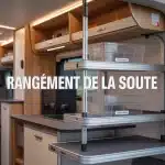 idée rangement soute camping-car moderne vue isométrique