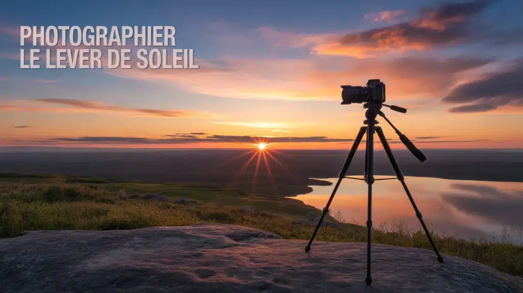 photographier lever de soleil trépied appareil photo paysage