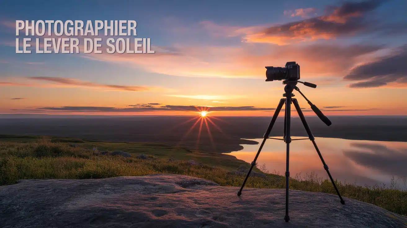 photographier lever de soleil trépied appareil photo paysage