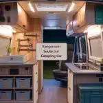 rangement soute pour camping car illustration