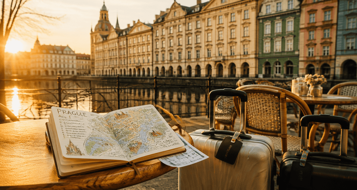 Terrasse de café au bord d'une rivière en Europe