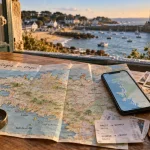 Carte de bretagne pour un itinéraire clair, réaliste et agréable